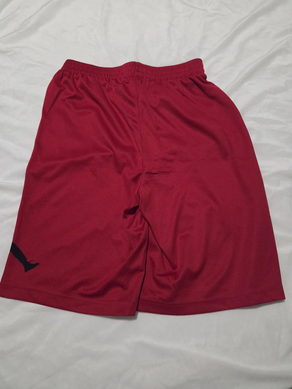 Jordan Red Kids Basketball Shorts with Black Jumpman